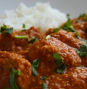 Butter chicken and RIce