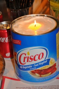 Crisco Candle